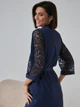 Халат женский BARWA garments 0337 S Темно-синий (2110003371415) - изображение 12