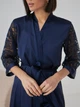 Халат женский BARWA garments 0337 S Темно-синий (2110003371415) - изображение 13