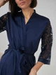 Халат женский BARWA garments 0337 S Темно-синий (2110003371415) - изображение 14