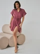 Халат женский BARWA garments 0242 S/L Темно-розовый (2110002429643) - изображение 8