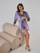 Халат женский BARWA garments 251 M Темно-фиолетовый (2110002512697) - изображение 2