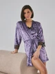 Халат женский BARWA garments 251 M Темно-фиолетовый (2110002512697) - изображение 10