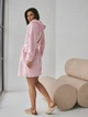 Халат женский теплый с капюшоном BARWA garments 0227 2XL Розовый (2110002275356) - изображение 2