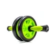 Колесо для преса подвійне PowerPlay 4327 Dual-Core Ab Wheel Чорно-зелене - изображение 2