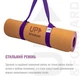 Килимок для йоги UP & FORWARD 183x61x0.6 TPE Amber Flower - зображення 7