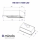 Вытяжка полновстраиваемая Minola HBI 5614 WH 1000 LED - изображение 10