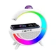 Нічник з бездротовою зарядкою та Bluetooth колонкою G2388A, з USB / Акумуляторний RGB світильник з дискошаром - зображення 2