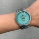 Наручные часы CASIO EFR-S108D-2B Бирюзовый/Серебристый - изображение 6
