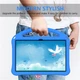 Чехол-накладка Kids with Stand для Lenovo Tab P11 Gen 2 с ручкой blue - изображение 2