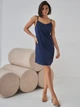 Ночная рубашка женская BARWA garments 0338 L Темно-синяя (2110003383418) - изображение 1