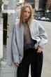Сірий демисезонный Бомбер Zara xs-s 5070/644 - зображення 1