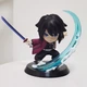 Аниме фигурка Клинок рассекающий демонов, Demon Slayer Tomioka Giyuu, Гию Томиока, 10 см (BDD 0073) - изображение 3