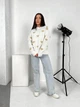 Светр вовняний теплий жіночий Oversize 42/46 Білий - зображення 4