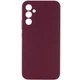 Чохол Silicone Cover Lakshmi Full Camera (AAA) для Samsung Galaxy A34 5G Бордовий / Plum - зображення 1