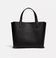 Сумка женская кожаная Coach Willow Tote 24 черная - изображение 3
