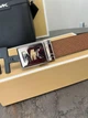 Чоловічий двосторонній ремінь MICHAEL KORS Reversible Logo Embossed Faux Leather (36F3BLLY9O) - зображення 4