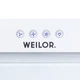 Белая полновстраиваемая мощная кухонная вытяжка WEILOR PBE 6230 GLASS WH 1100 LED, 60 см, 1100 куб.м. - изображение 14