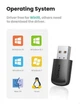 WiFi-адаптер UGREEN USB для ПК AC650 5G/2.4G двохдіапазонний Mini Wireless (CM448) - зображення 7