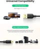 Зарядний кабель Ugreen Mini USB to USB 2.0 0.25 M Black (US132) - зображення 3