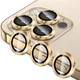 Защитное стекло Epik Metal Classic на камеру (в упак.) для Apple iPhone 15 Pro (6.1") / 15 Pro Max (6.7") Золотой / Gold - изображение 3