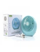 Настільний вентилятор портативний DianDi Mini Fan SQ-1978A акумуляторний з USB-зарядкою Блакитний - зображення 5