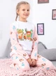 Детская теплая пижама для девочки Носи своє 6076-024-33-5 116 см Светло-персиковая (Milk) (p-4126-146637) - изображение 2