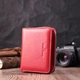 Гаманець для жінок яскравого кольору з натуральної шкіри ST Leather 22552 Червоний - зображення 6