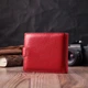 Женский трендовый кошелек из натуральной кожи ST Leather 22555 Красный - изображение 8