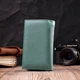Красивий жіночий шкіряний гаманець у три складання ST Leather Wallet 19441 - зображення 7