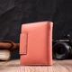 Гаманець ST Leather із натуральної шкіри оранжевого кольору з монетницею для жінок (bg194fash47) - зображення 13