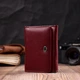 Женский горизонтальный кошелек с монетницей из натуральной кожи ST Leather Бордовый (bg194fash79) - изображение 8