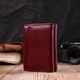 Женский горизонтальный кошелек с монетницей из натуральной кожи ST Leather Бордовый (bg194fash79) - изображение 9