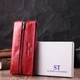 Яскрава жіноча ключниця на блискавці з натуральної шкіри ST Leather Червоний (bg225fash57) - зображення 9