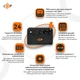 ИБП LogicPower LP-400VA-3PS, Lin.int., AVR, 3 x евро, пластик - изображение 3