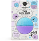 Бомбочка для ванни Nailmatic Kids Twin Bath Bomb подвійна для дітей Синій / Фіолетовий 170 г (3760229895098) - зображення 1