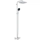 Душова система із термостатом GROHE Quickfix Vitalio Comfort із верхнім душем та виливом латунь хром 26984001 - зображення 1