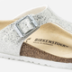 Klapki japonki dziecięce dla dziewczynki Birkenstock GIZEH Kids Birko-Flor Narrow 30 Biały/Szary (4039854931945) - obraz 6