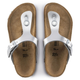 Klapki japonki dziecięce dla dziewczynki Birkenstock GIZEH Kids Birko-Flor Regular 30 Srebrne (4052001659462) - obraz 5