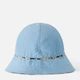 Панама двусторонняя детская Reima Viiri 5300160A-6983 52 Темно-синяя (6438557069920) - изображение 7