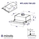 Вытяжка телескопическая Minola MTL 6292 I 700 LED - изображение 13