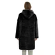 Плед толстовка Huggle Hoodie black с капюшоном рукавами onesize - изображение 5