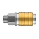 Муфта швидкознімна Neo Tools до компрессора, 1/4", 16бар, нержавіюча сталь, латунь - зображення 3