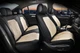 Накидки чехлы на сидения автомобиля из Алькантары 3D Elegant Modena Бежевые 700 134 - изображение 1