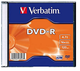 DVD-R Verbatim 4.7 GB 16x Slim 1 шт (23942435471) - зображення 1