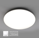 Світлодіодний світильник MOON 70W R-ON/OFF-470x65-WHITE/SILVER-220-IP40 - зображення 1
