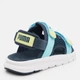 Подростковые сандалии для мальчика Puma 39044902 35.5 Dark Night-Hero Blue-Lily Pad (4065452623876) - изображение 4