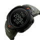 Часы наручные 1231BK SKMEI с подсветкой, ARMY GREEN-BLACK, Compass - изображение 3