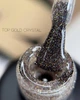 Светоотражающий топ для гель-лака без липкого слоя Crooz Crystal Top Silver с шиммером 8 мл (Золотой) - изображение 1