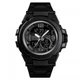 Часы наручные 1452BK SKMEI с подсветкой, BLACK-BLACK - изображение 3