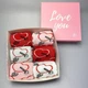Подарочный набор женских прикольных носков Love you с принтом 6 пар 36-41 весна-лето-осень хлопковые повседневные разноцветные - изображение 1